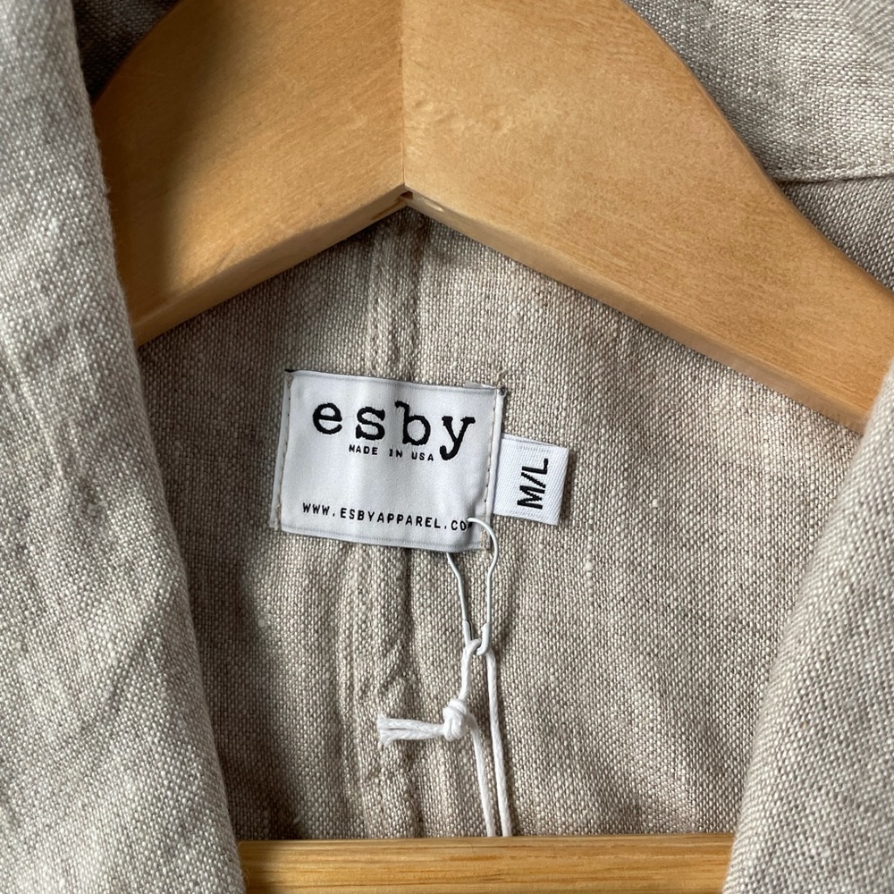 Esby Simone Linen Jacket - Tanstone - Picture 9 of 15